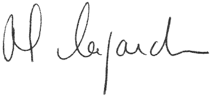 Signature of Jean-Guy Desjardins
